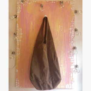 Suede UO Large Shoulder Bag